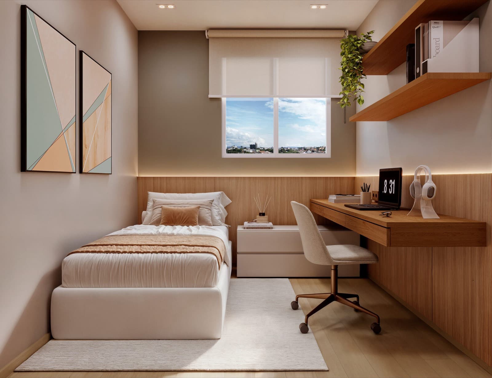 Raízes Residence — quarto